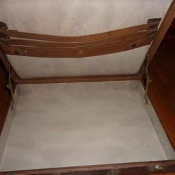 Renwick Vintage Caribou Leather Briefcase - Picture 3 of 5